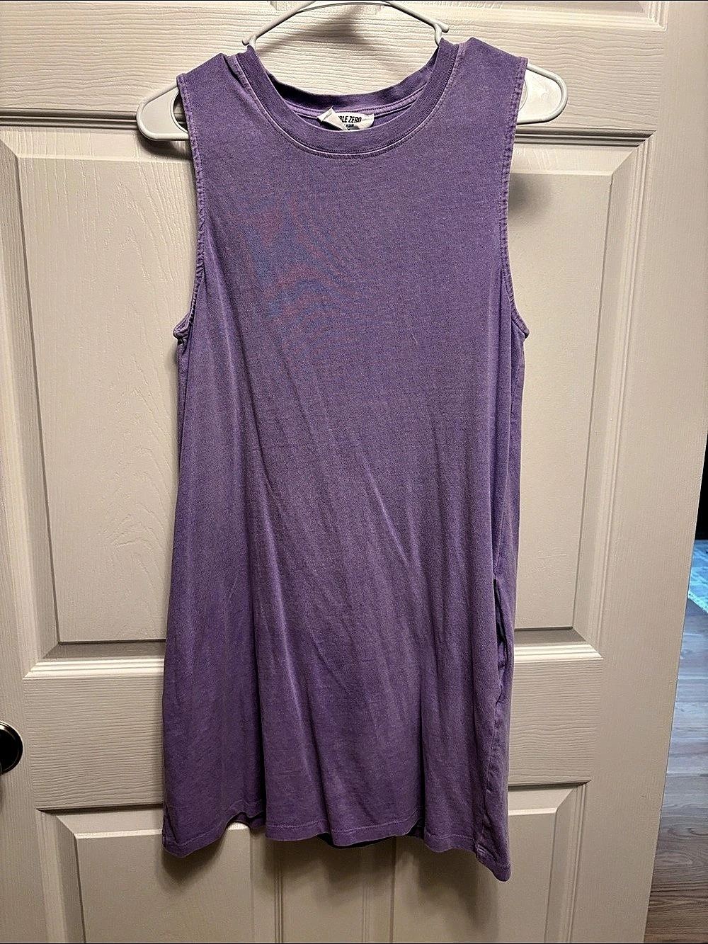 Double Zero Sleeveless Mini Dress in Purple Size Medium Like New
